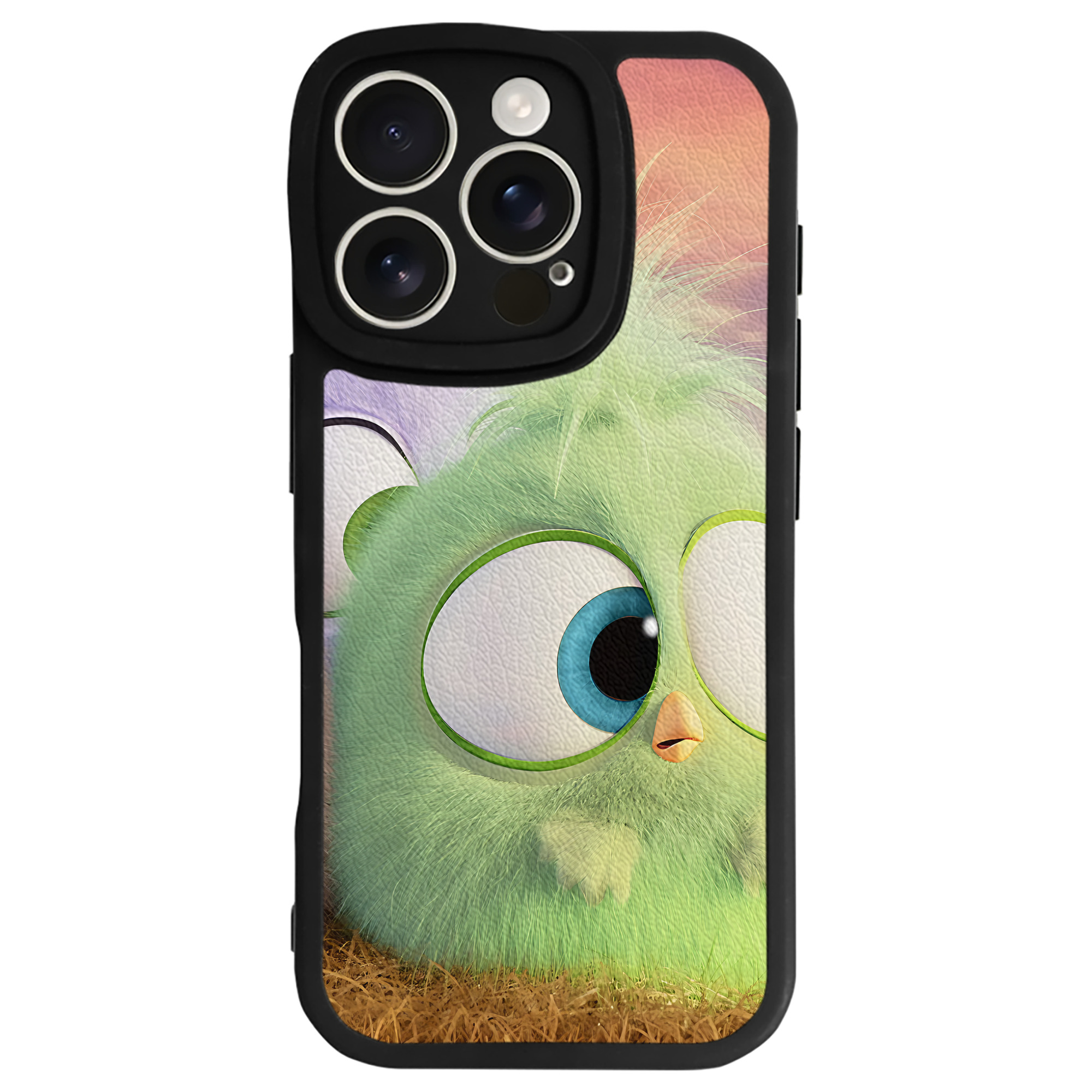 （画像用） Angry Birds アングリーバード 【iPhone 16シリーズ対応】シリコンスマホケース（レザー調） 材質：シリコン